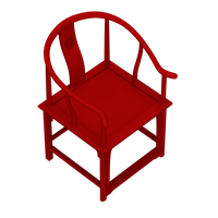 Chinese solid wood chair