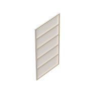 Nordic style wooden magazine rack