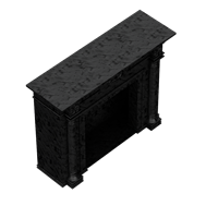 Modern fireplace