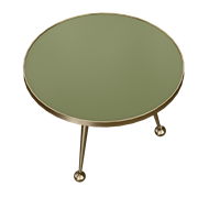 Modern metal coffee table