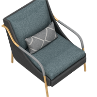 Modern fabric lounge chair