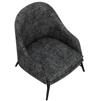 Modern fabric dining chair