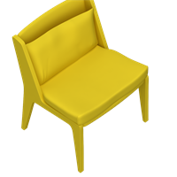 Nordic style leather leisure chair