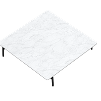 Nordic style marble coffee table
