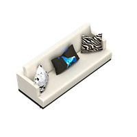 Modern fabric multi-person sofa