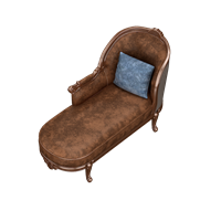 European style chaise longue