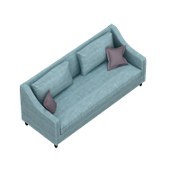 American fabric multi-person sofa