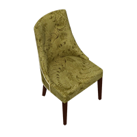 European fabric dining chair