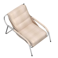 Modern leather art lounge chair