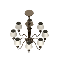 American metal chandelier