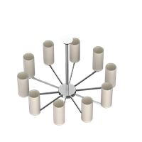 Chinese metal chandelier