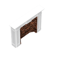 American fireplace
