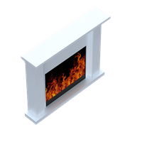 American fireplace