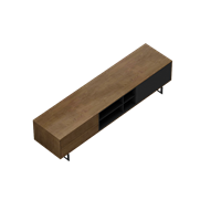 Nordic wind wood TV cabinet