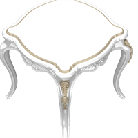 European wooden side