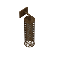 Chinese wooden wall lamp