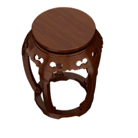 Chinese solid wood leisure stool