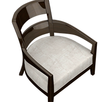 Chinese fabric single sofa