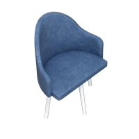 Modern fabric lounge chair
