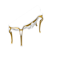 European wooden dressing table