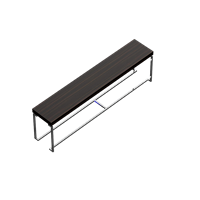 Modern wooden end table