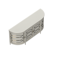 Modern wooden TV cabinet