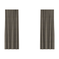 Modern double curtain
