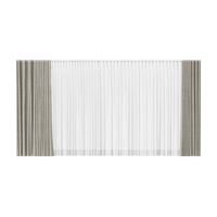 Modern double curtain