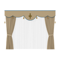 American double curtain