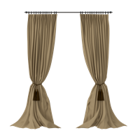 American double curtain