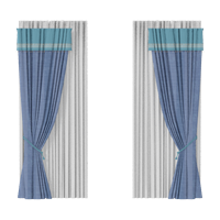 American double curtain
