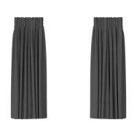 Modern double curtain