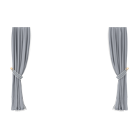 Modern double curtain