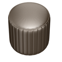 European leather art makeup stool