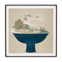 Ink decorative painting