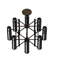 Chinese wrought iron chandelier