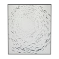 Black and white decorative painting