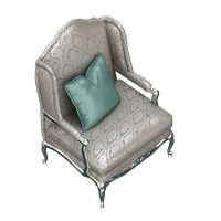 European leather art single sofa