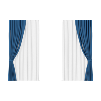 American fabric double curtain
